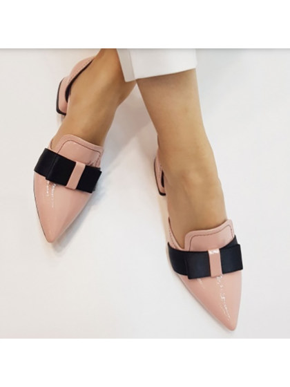 Women's elegant Women Pointed Toe Bow High Heels