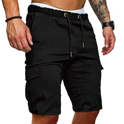 Tailored fit cotton shorts