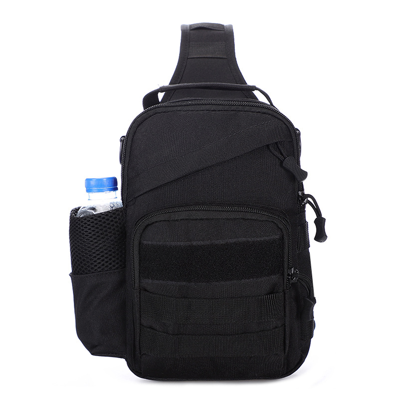 New Men's Water Bottle Chest Bag Small Messenger Bag Sports Shoulder Bag Korean Tactical Camouflage Sports Backpack Wholesale