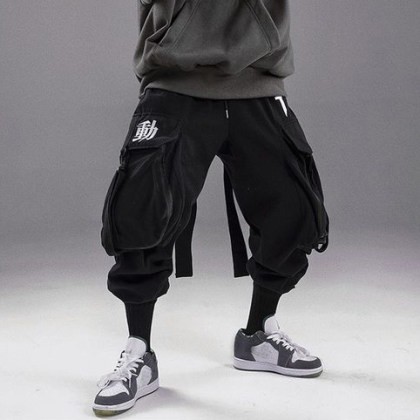 Men's Outdoor Loose Big Pocket Techwear Pants